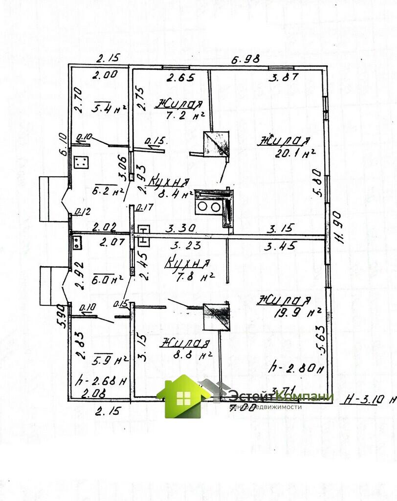Maison 72 m² Slonim, Bélarus