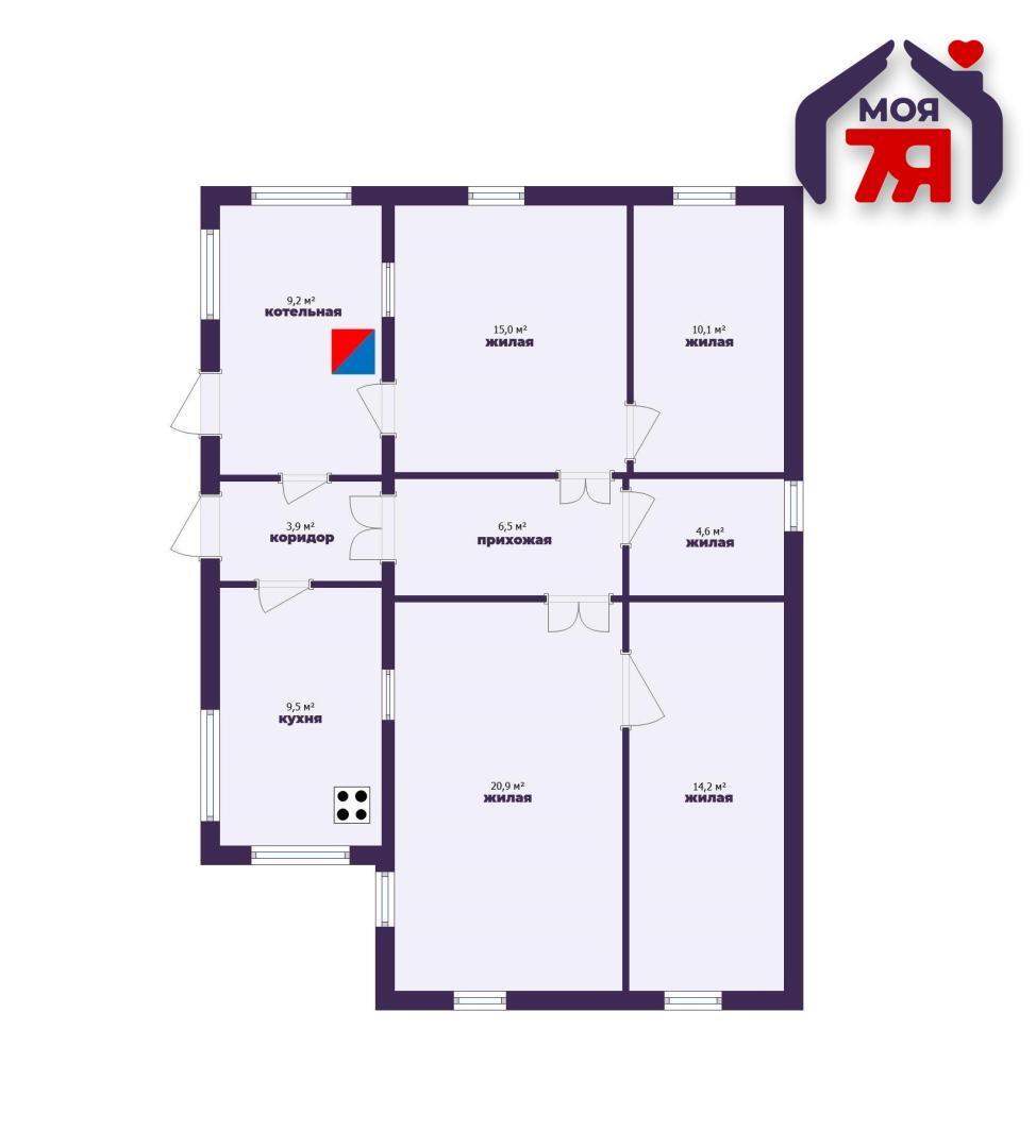 Maison 94 m² Smaliavitchy, Bélarus