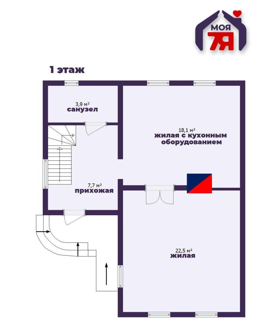 Dom 92 m² Dubrowy, Białoruś