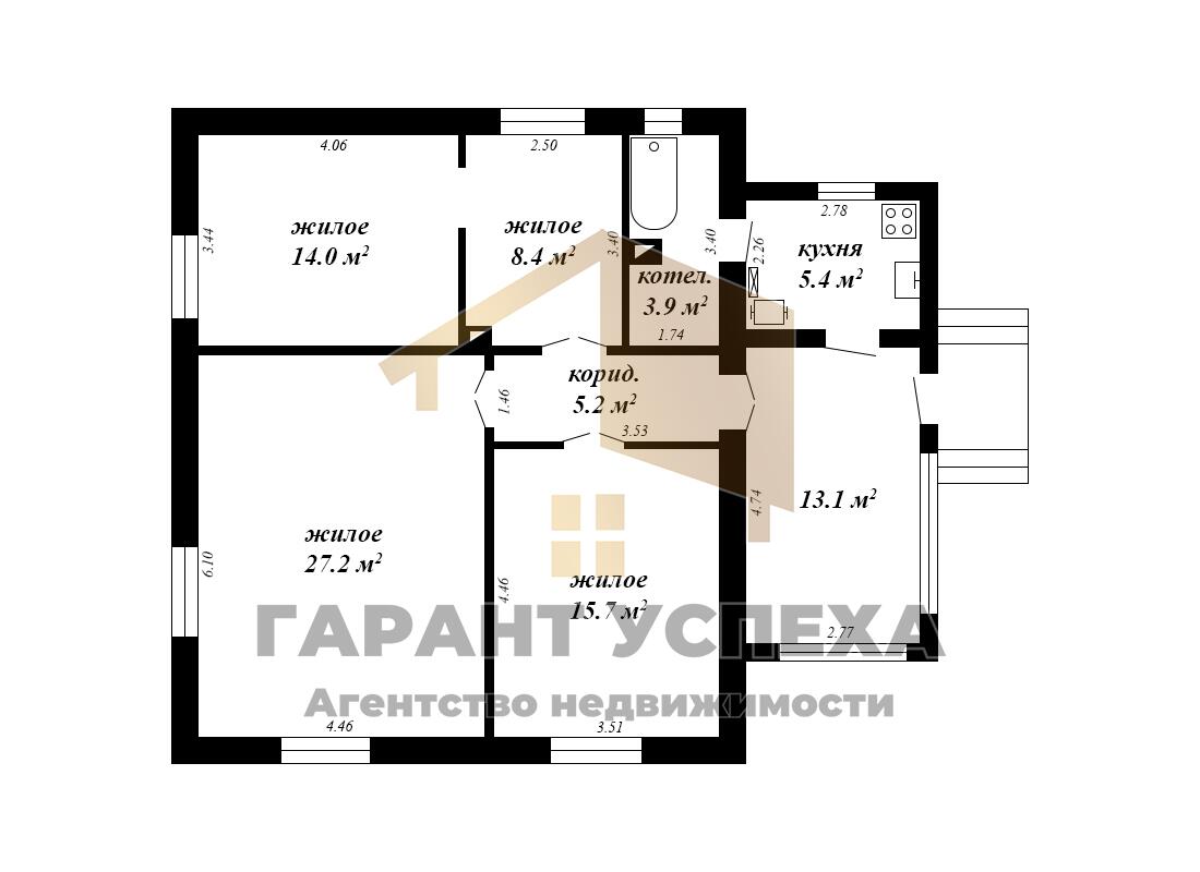 House 93 m² Zhabinka, Belarus