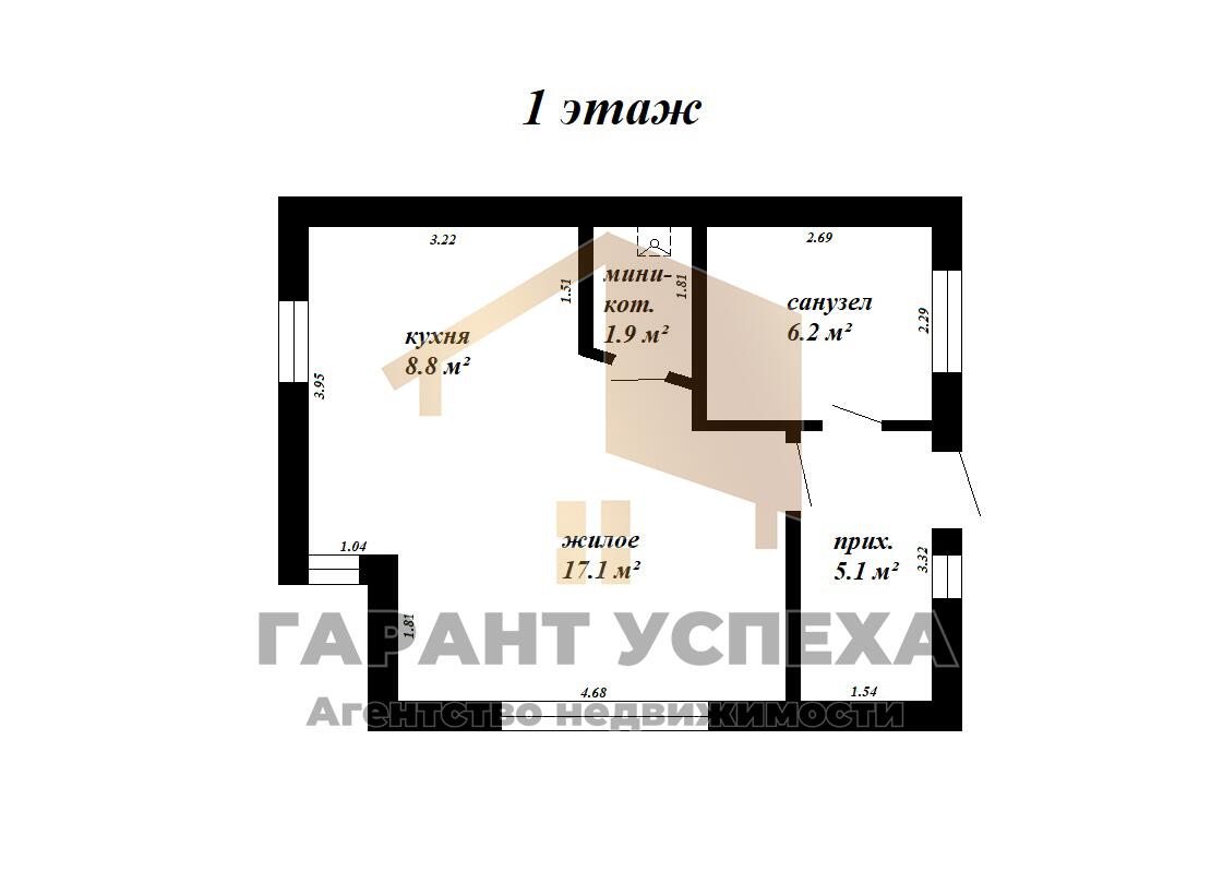 Haus 80 m² Muchaviecki sielski Saviet, Belarus