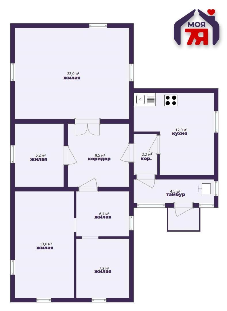 Casa 83 m² Akolica, Belarús