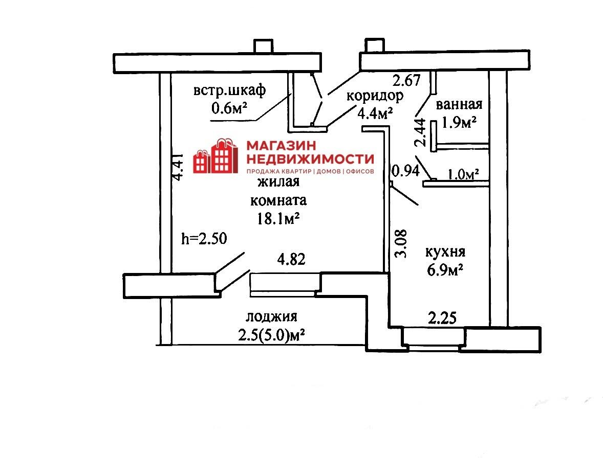 Wohnung 1 zimmer 35 m² Hrodna, Belarus