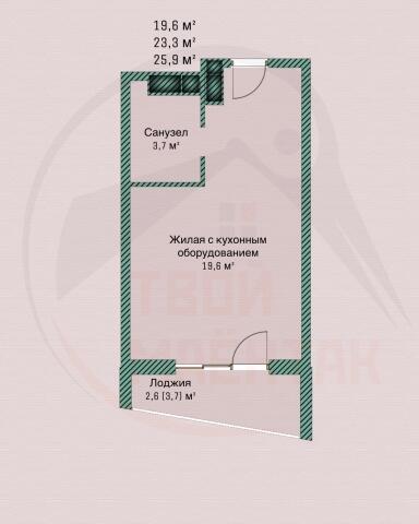 Appartement 1 chambre 26 m² Minsk, Bélarus