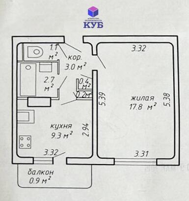 Wohnung 1 zimmer 35 m² Minsk, Belarus
