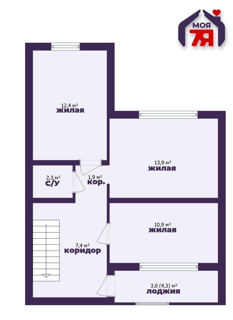  169 m² Vyviery, Belarus