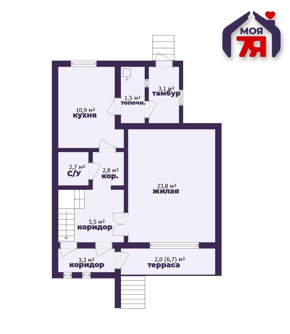  169 m² Vyviery, Belarus