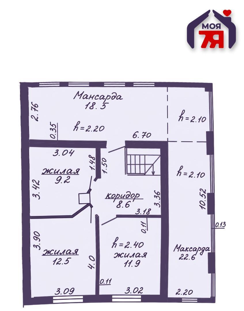 Haus 248 m² Starobin, Belarus