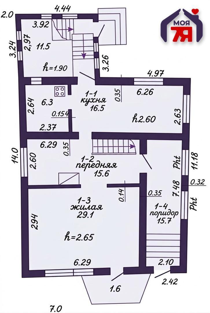 Haus 248 m² Starobin, Belarus