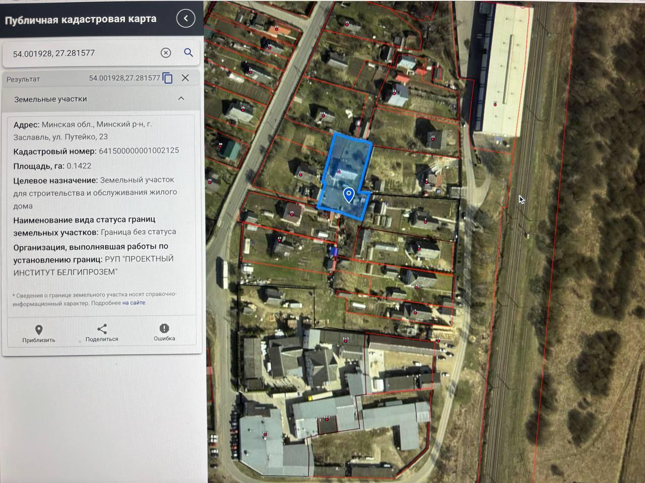 Parcelas  Zaslauje, Belarús