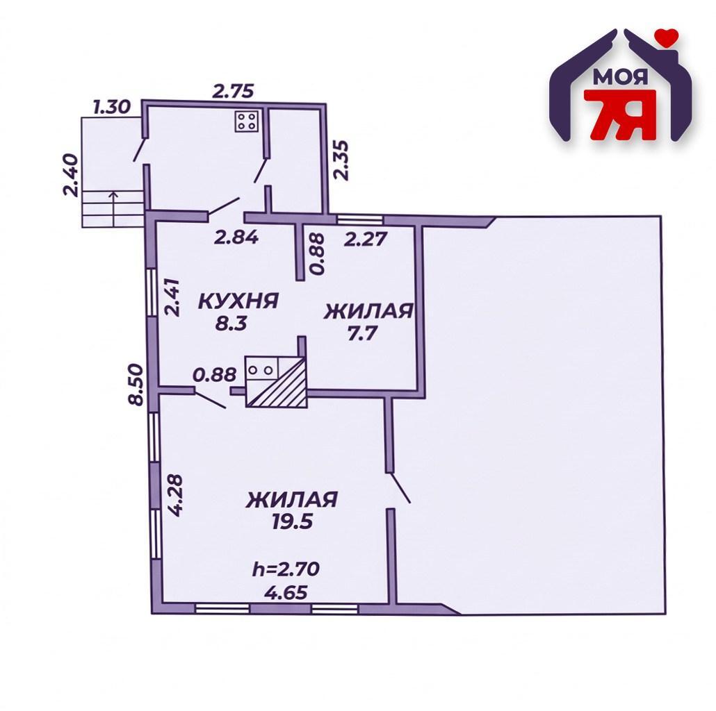 Квартира 2 комнаты 37 м² Смолевичи, Беларусь