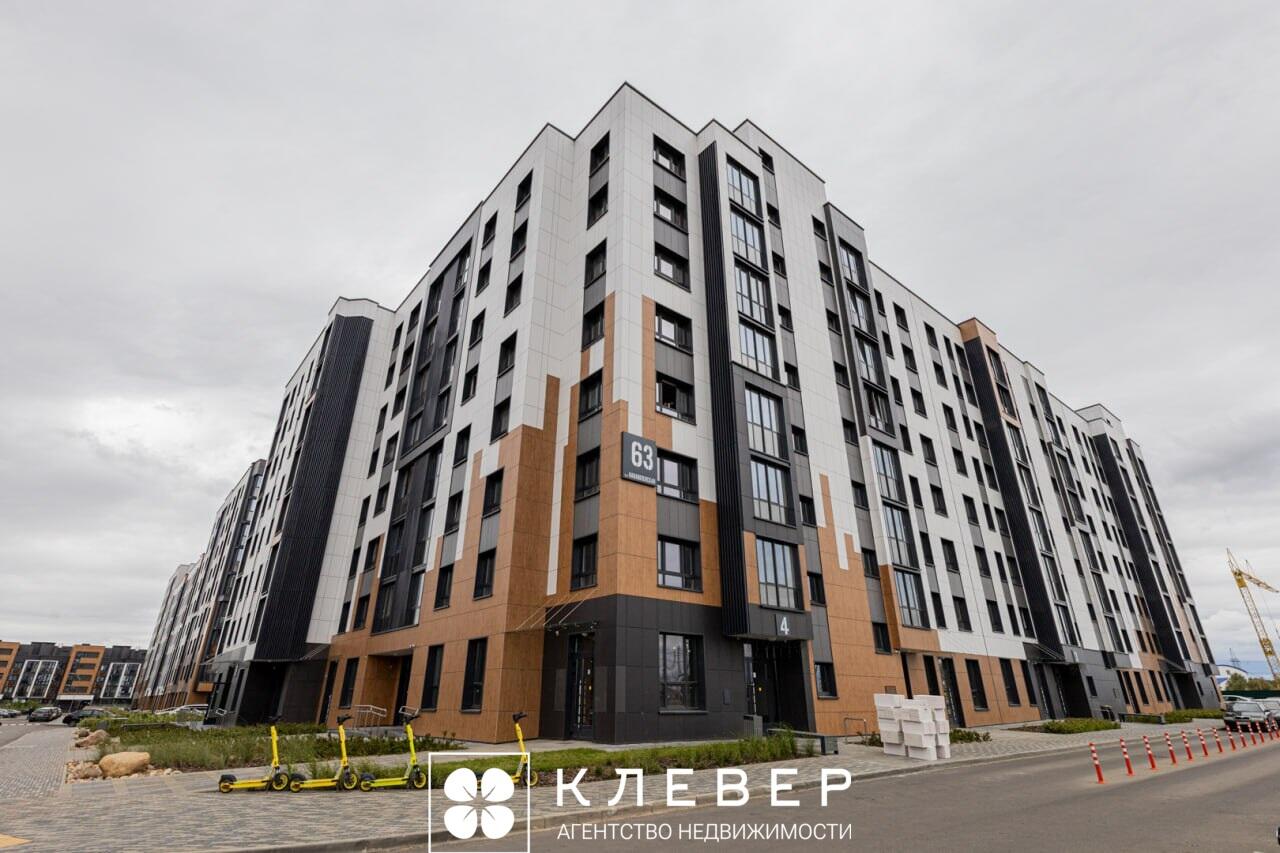  63м.кв., комнат 3