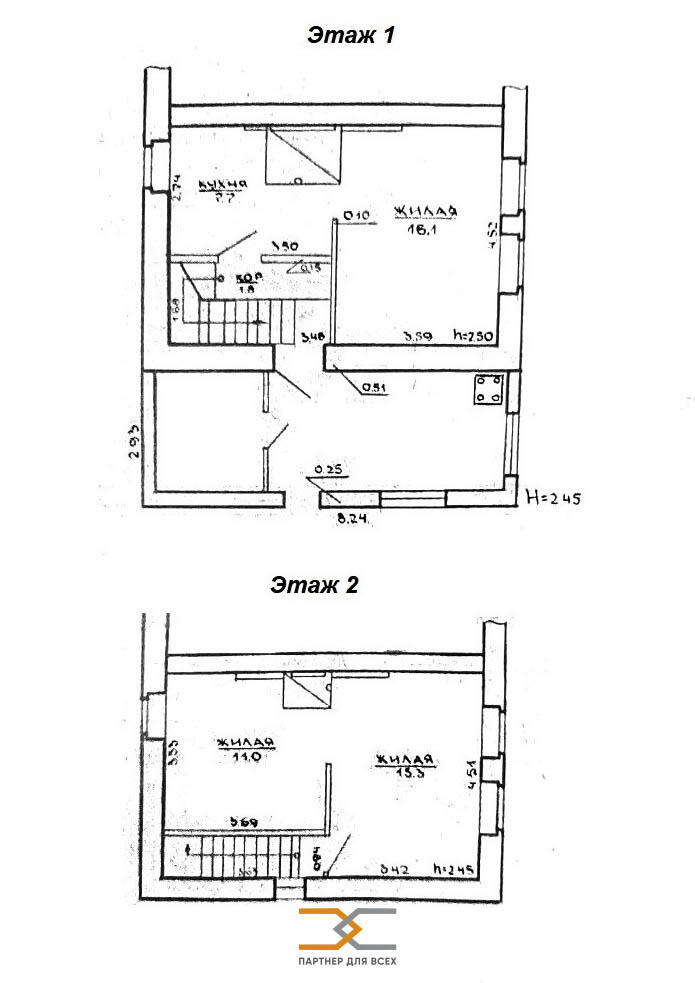 Mieszkanie 3 pokoi 52 m² Bluzski sielski Saviet, Białoruś