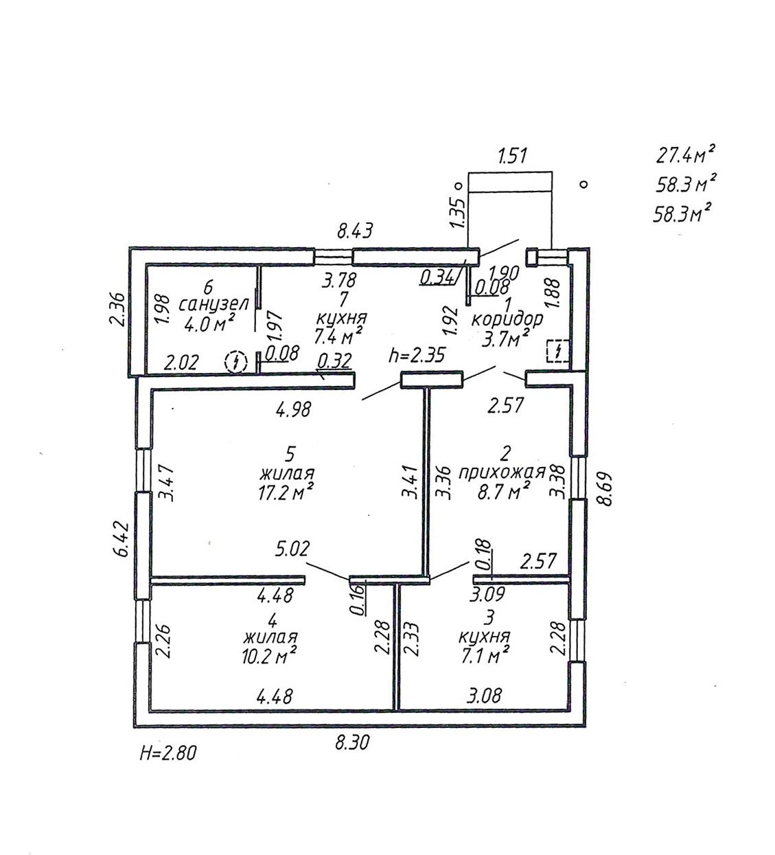 House 58 m² Minsk, Belarus