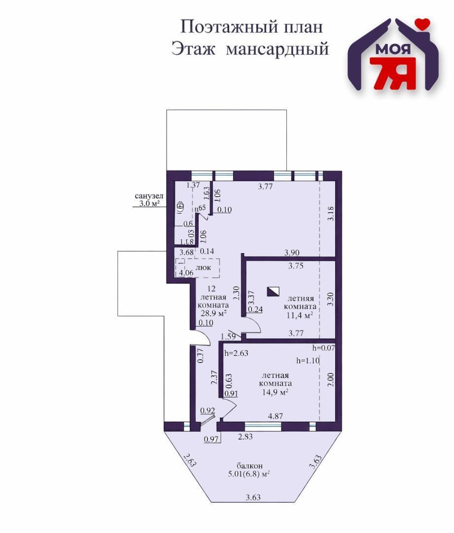 Ferienhaus 156 m² Bialarucki sielski Saviet, Belarus