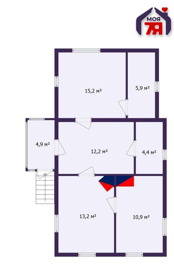 Maison 107 m² Piarezyrski sielski Saviet, Bélarus