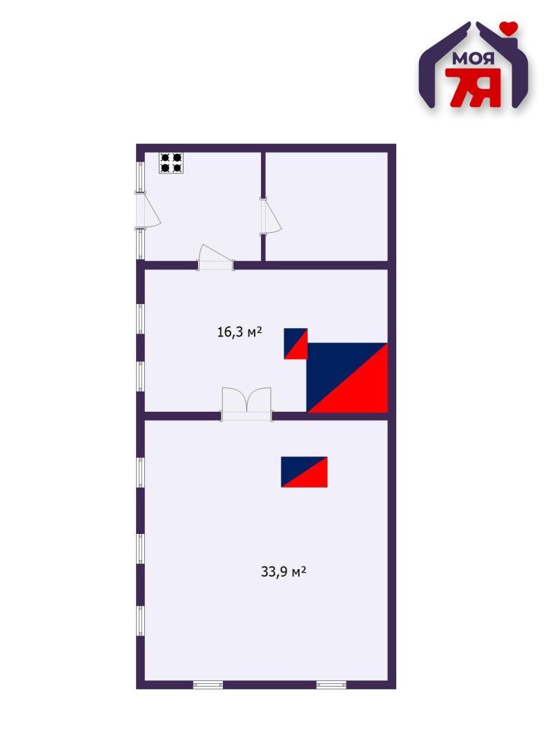 Maison 50 m² Sorahi, Bélarus