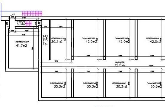 Коммерческое помещение 42 м² в Минске, Беларусь