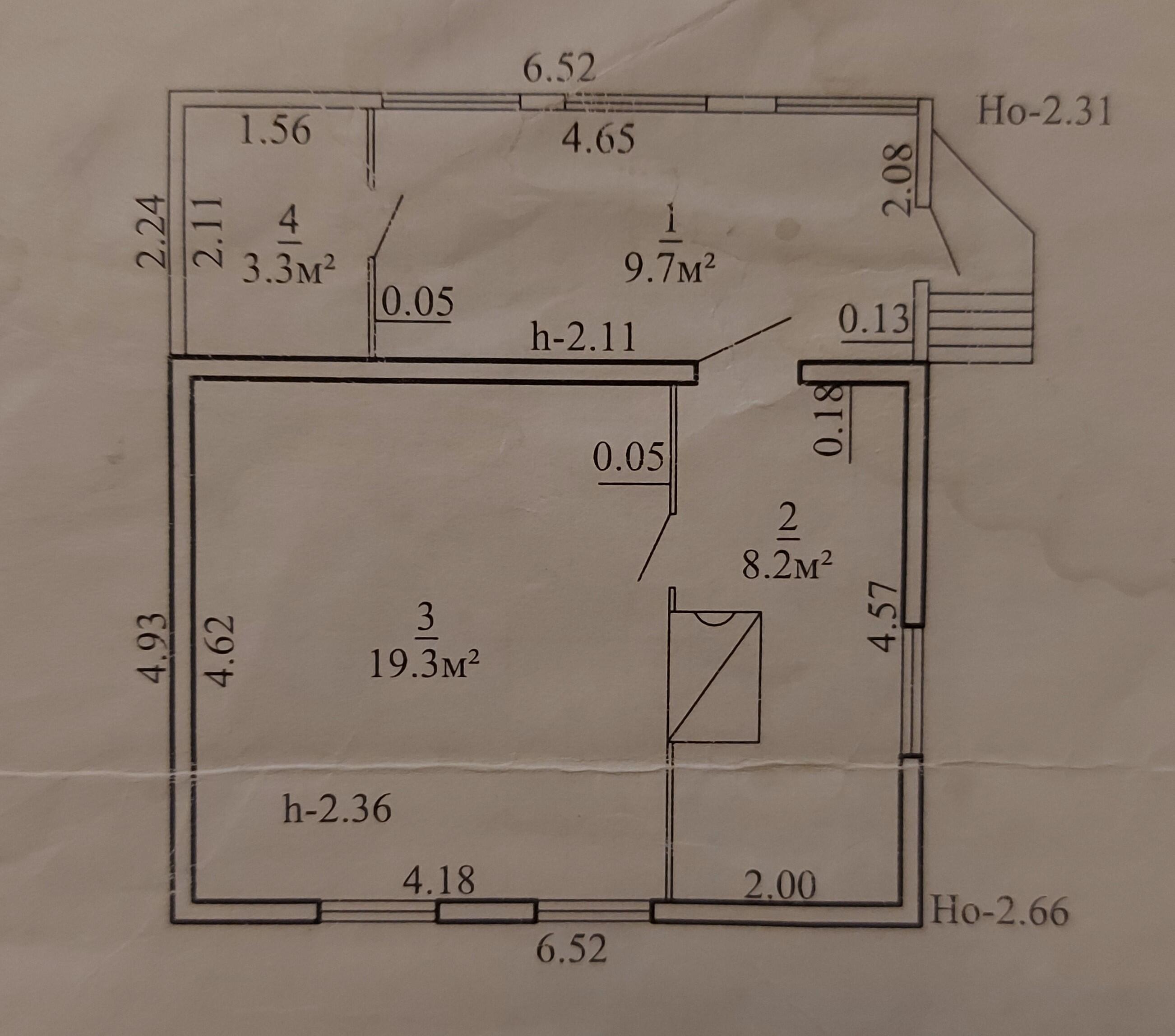 Casa 41 m² Pierasadski sielski Saviet, Belarús