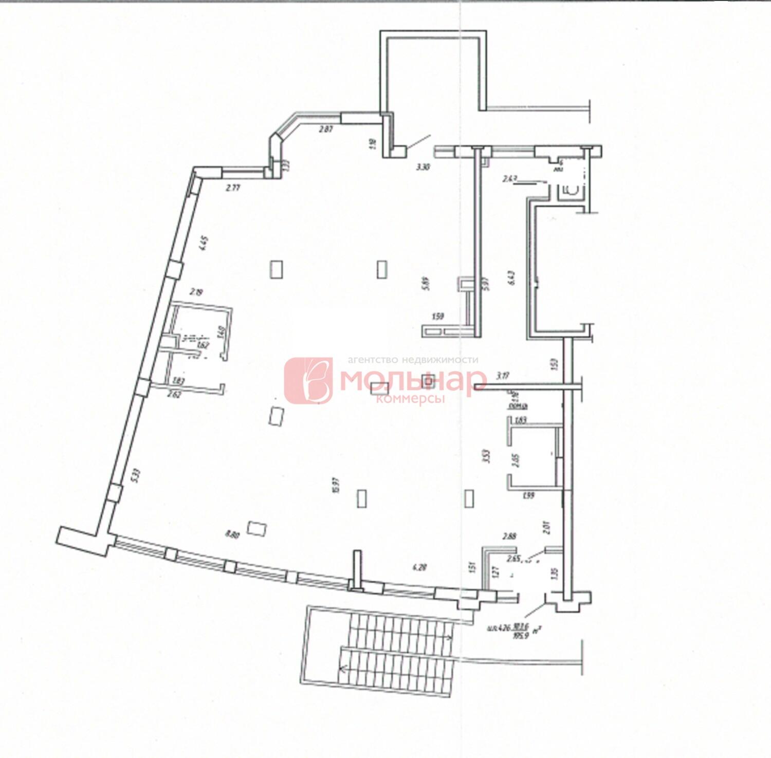 Shop 196 m² in Minsk, Belarus