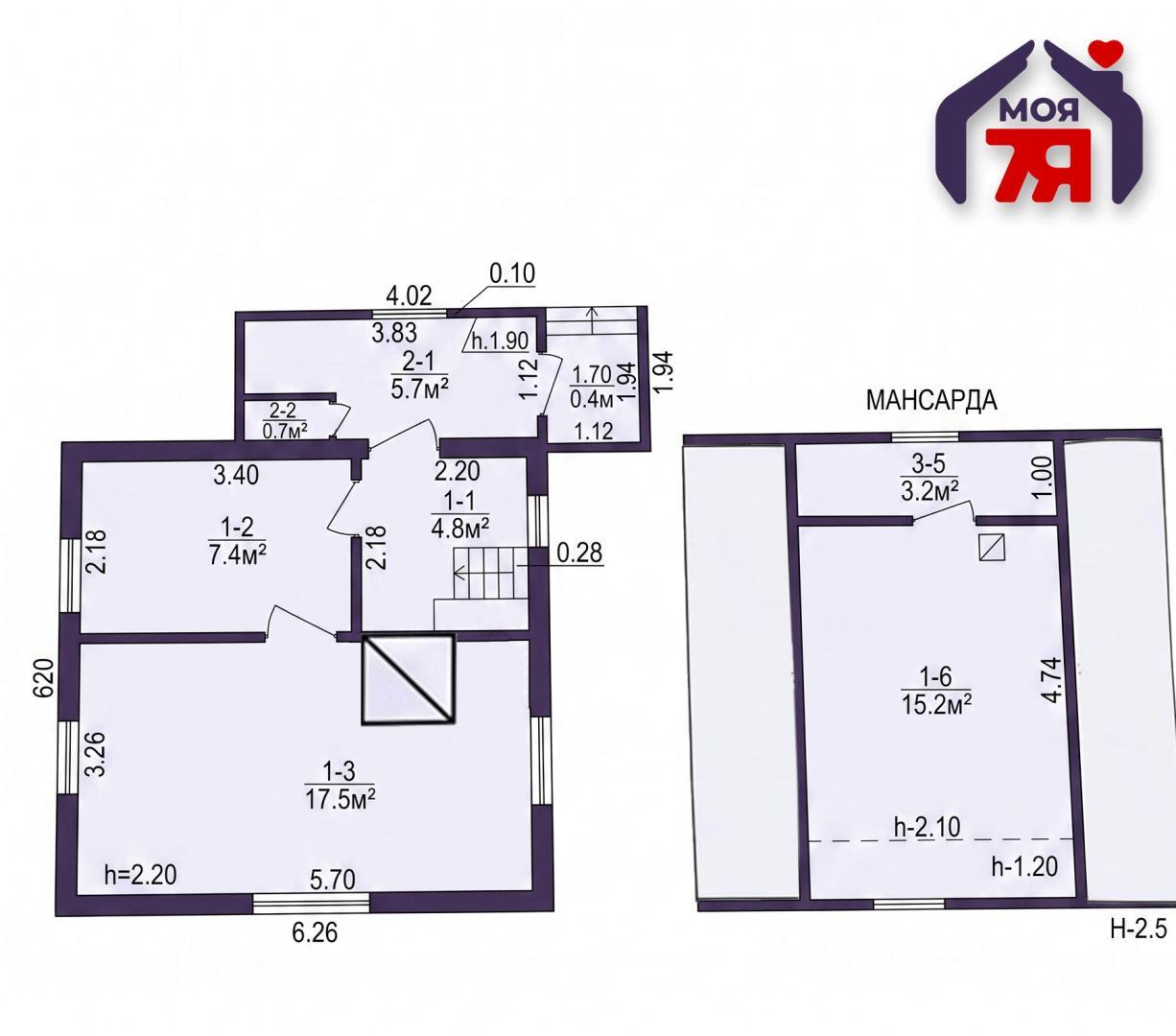 Дом 55 м² Раковский сельский Совет, Беларусь