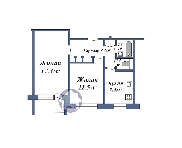 2 room apartment 48 m² Baranavichy, Belarus