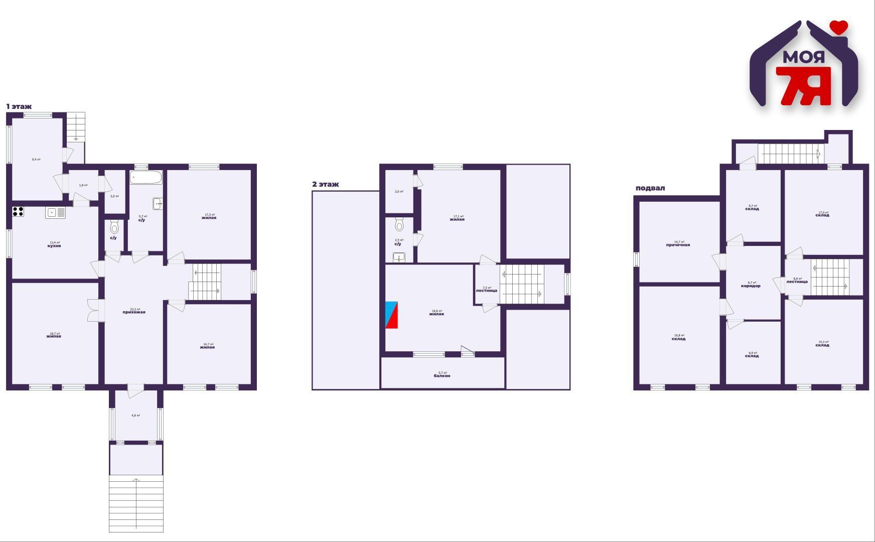 Maison 262 m² Barsuki, Bélarus