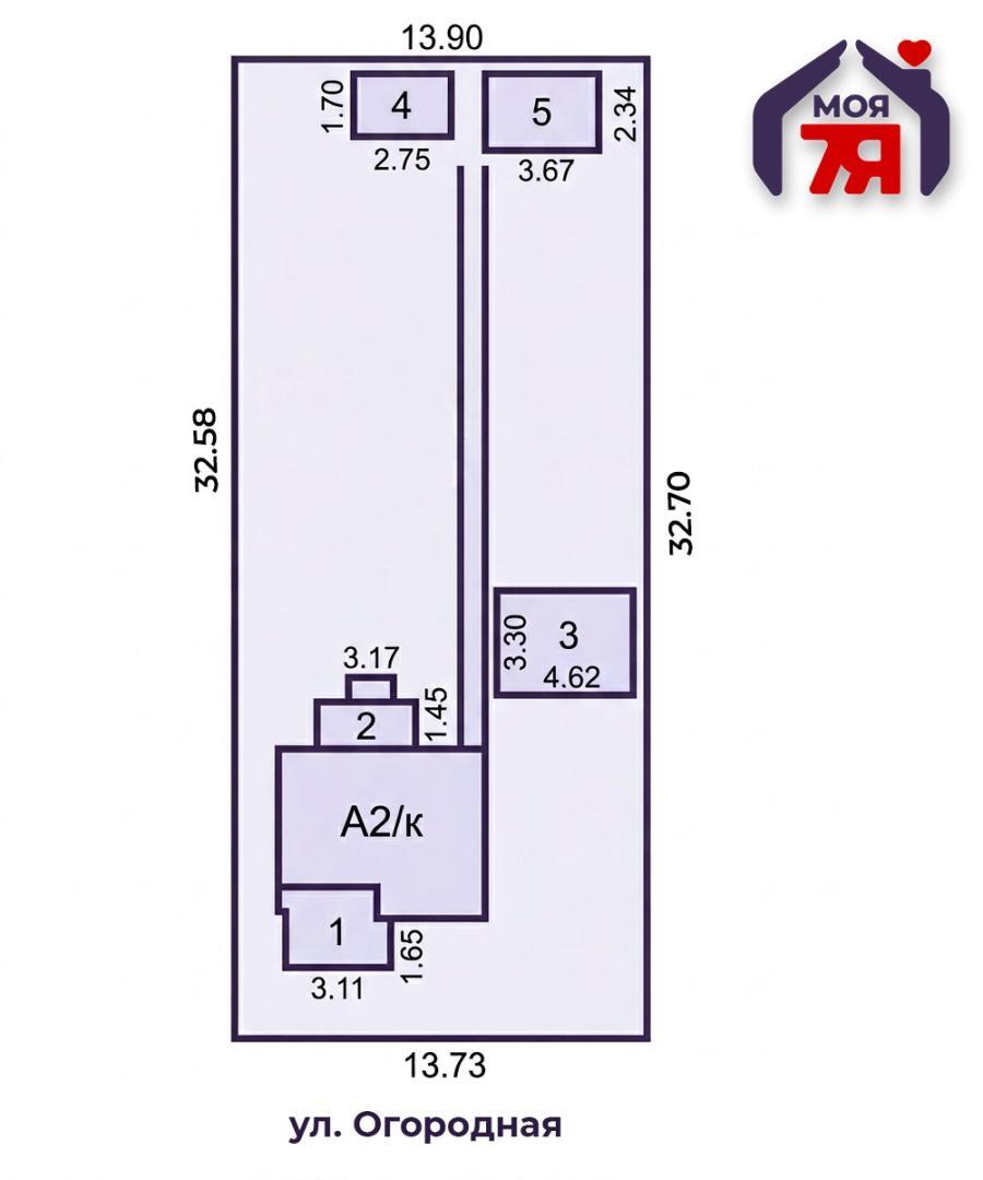 Casa 54 m² Starobinski sielski Saviet, Belarús