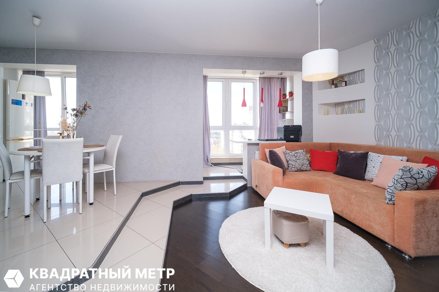 Квартира 2 комнаты 48 м² Минск, Беларусь