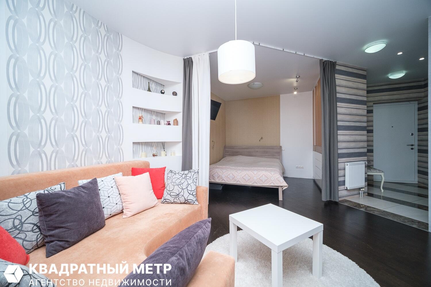 Квартира 2 комнаты 48 м² Минск, Беларусь