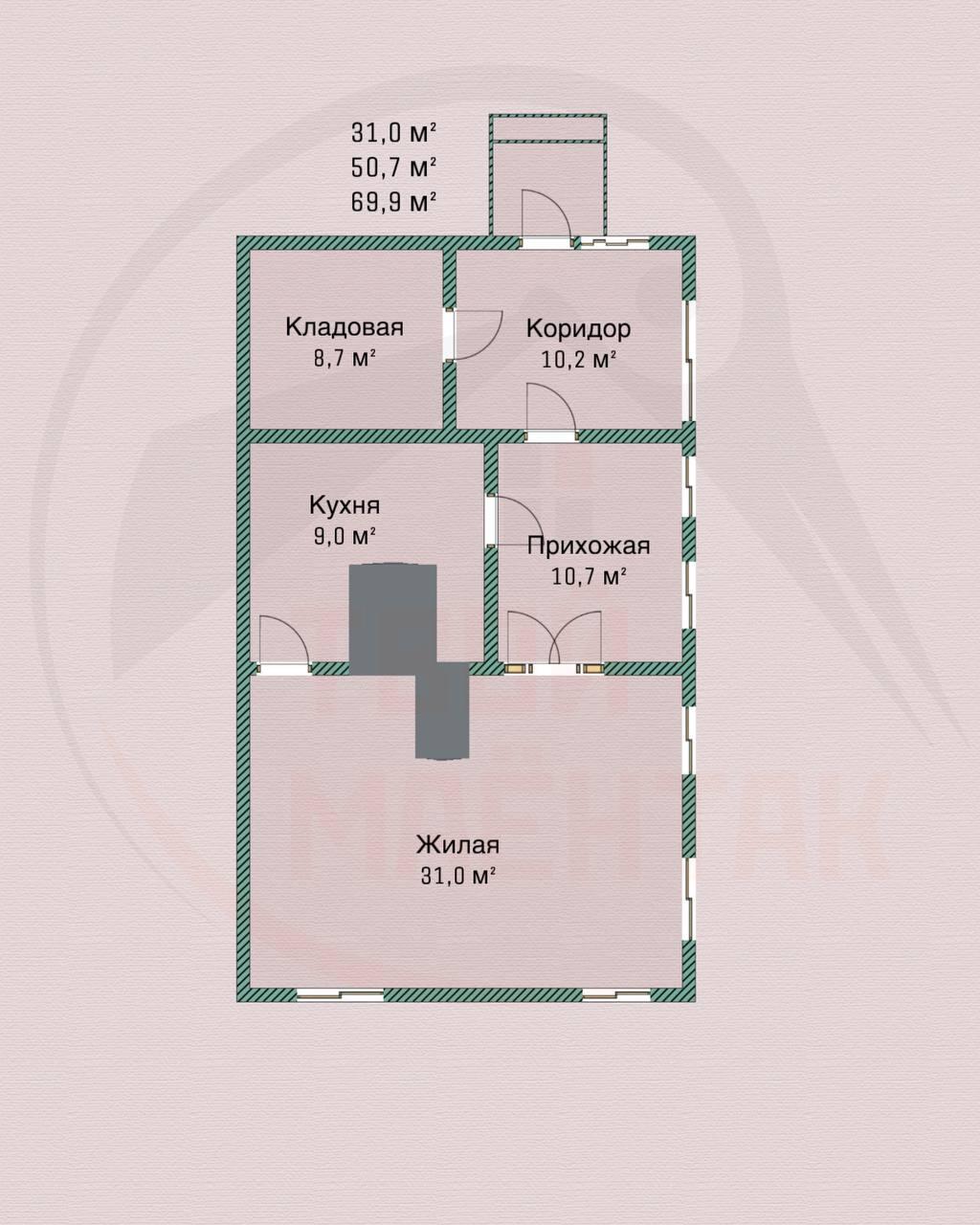 House 70 m² Vialikija Cucavicy, Belarus