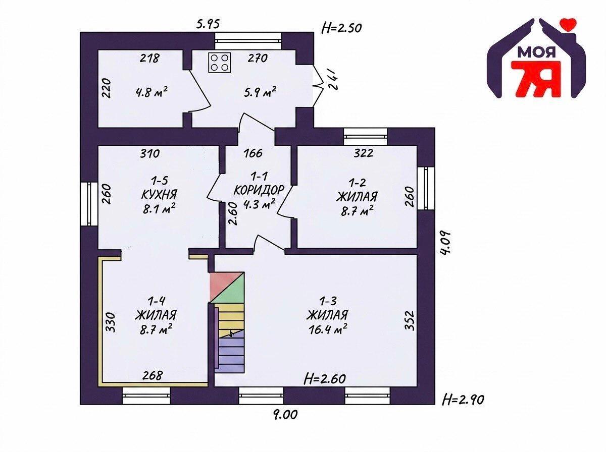 House 46 m² Rackavicki sielski Saviet, Belarus