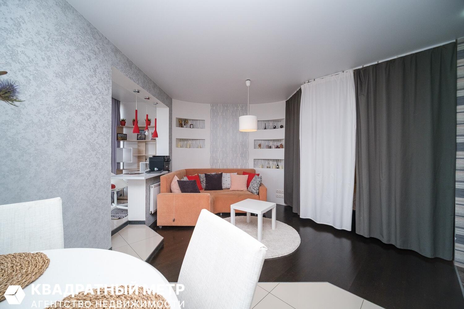 Квартира 2 комнаты 48 м² Минск, Беларусь