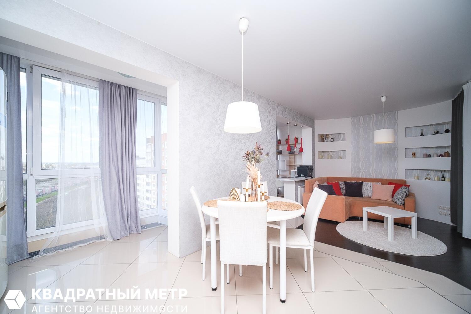 Квартира 2 комнаты 48 м² Минск, Беларусь