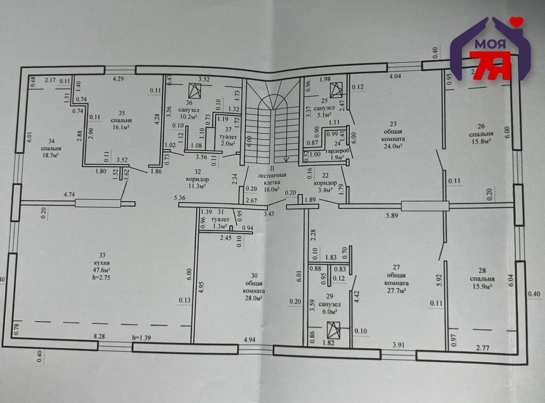 Cottage 913 m² Astravyets, Belarus