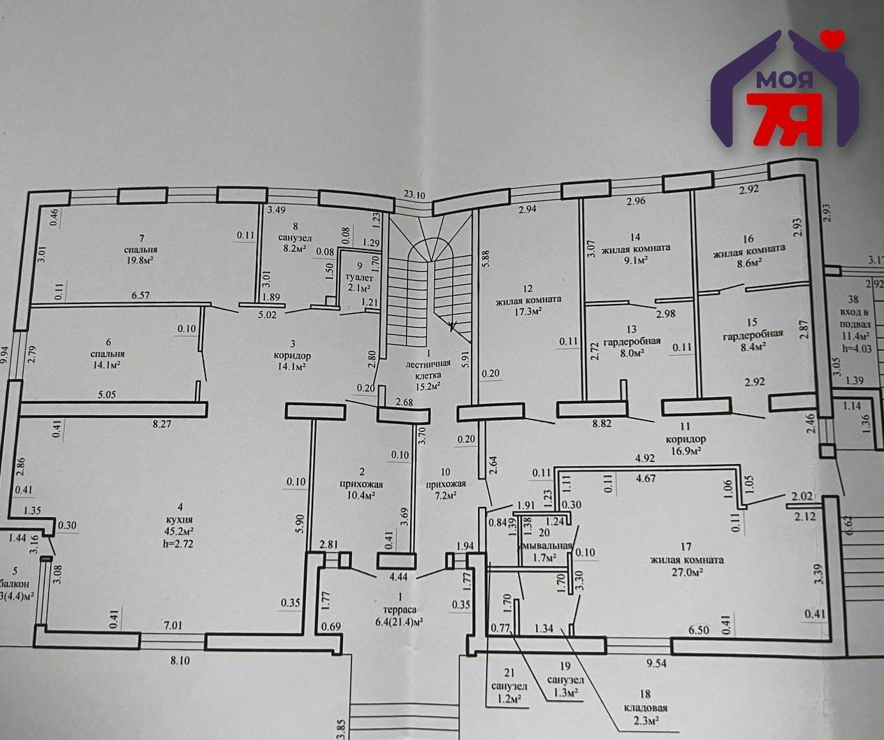 Cottage 913 m² Astravyets, Belarus