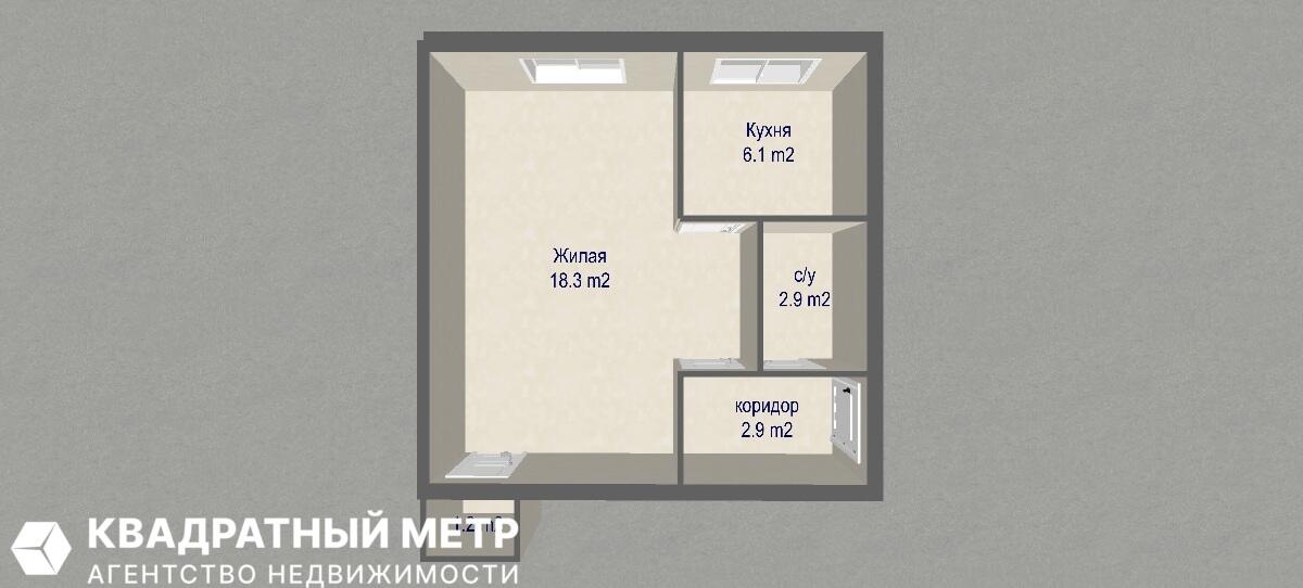 Apartamento 1 habitación 31 m² Minsk, Belarús