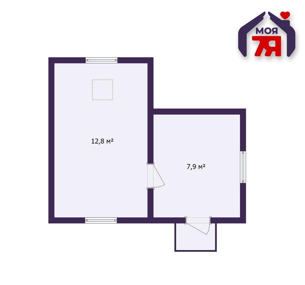 Дом 21 м² Мясотский сельский Совет, Беларусь