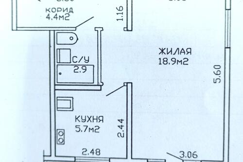 1-комнатная квартира, Минск (фото 1)