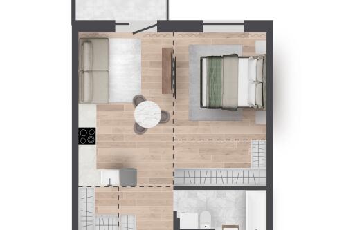 2-комнатная квартира, Колодищи (фото 5)