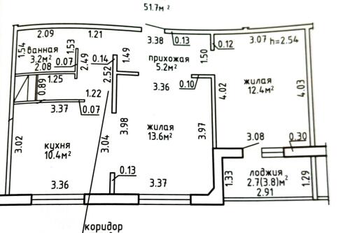 2-комнатная квартира, Копище (фото 23)