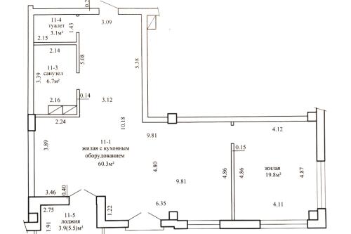 3-комнатная квартира, Минск (фото 3)