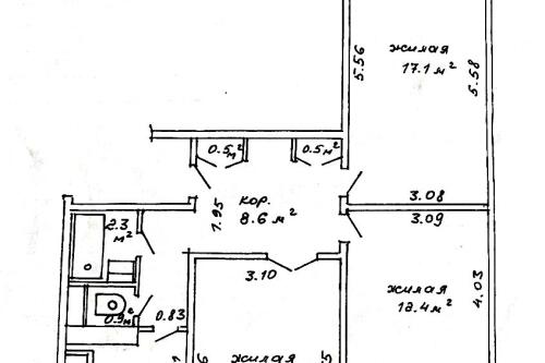 3-комнатная квартира, Минск (фото 1)