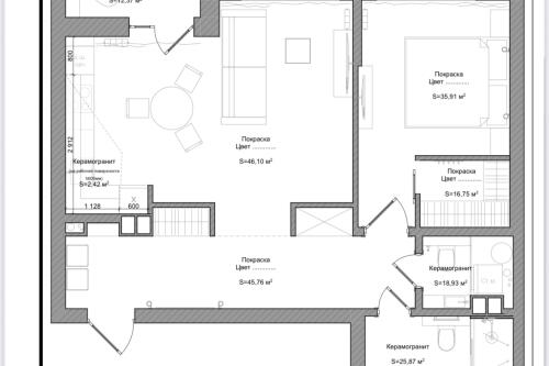 2-комнатная квартира, Минск (фото 1)