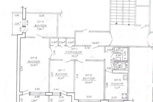 4-комнатная квартира, Слуцк (фото 0)