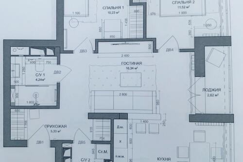 3-комнатная квартира, Минск (фото 1)