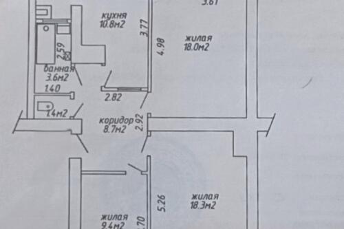 3-комнатная квартира, Минск (фото 1)