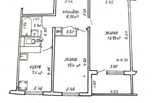 2-комнатная квартира, Минск (фото 1)