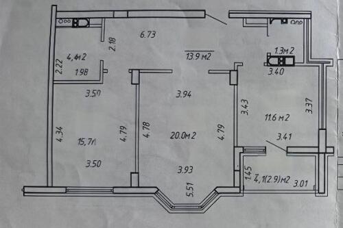 2-комнатная квартира, Минск (фото 1)