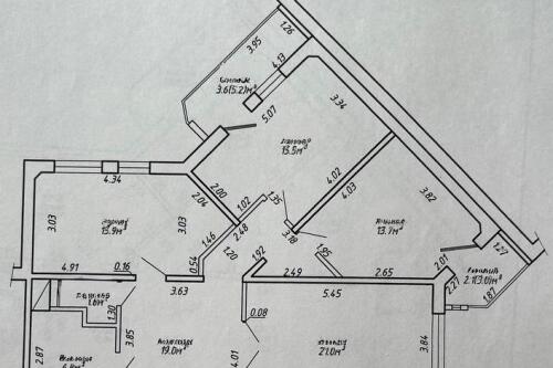 3-комнатная квартира, Минск (фото 1)